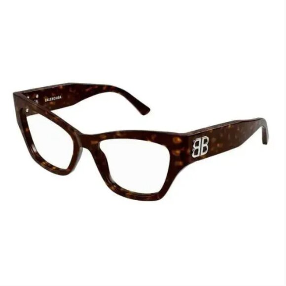 NEW BALENCIAGA BB0362O 002 HAVANA EYEGLASSES - Picture 1 of 4